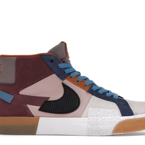 Nike SB Blazer Mid Mosaic Brown - Picture 4 of 5